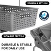 Simple Houseware 2 Tier Bathroom Organizer Tray Pull-Out Sliding Drawer,
