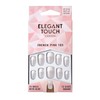 Elegant Touch French Nails Medium Square Shape, Pink 103