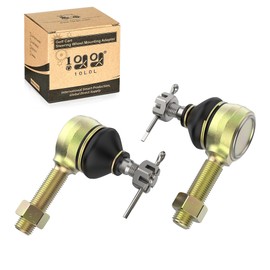 10L0L Golf Cart Tie Rod End Kit for Club Car DS 1976-2008 Gas Electrics, Driver and Passenger Side, OEM# 7539 7540
