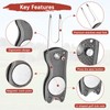 TIXIPEM Golf Divot Repair Tool [4PCS] - Switch Foldable Divot
