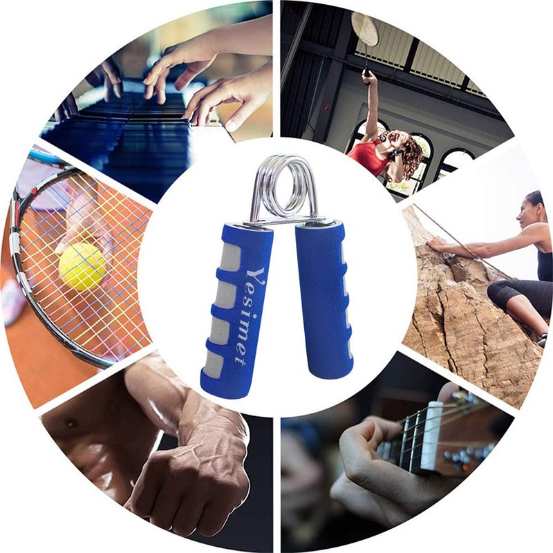 2 Pack Hand Grip Strengthener Set,Finger Gripper- Soft Foam Hand