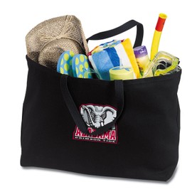 Broad Bay Jumbo University of Alabama Tote Bag or Large Canvas Alabama Shopping Bag