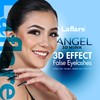 Laflare 3D MINK ANGEL Eyelashes, Soft, Feather-Light, Double-Layer, Voluminous, Glamorous,