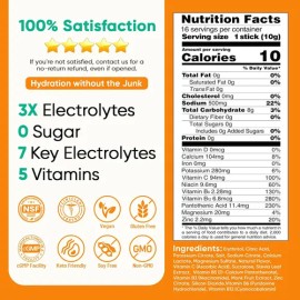 Venture Pal Electrolitos En Polvo Sugar Free 16 Sobres Keto                                                                                           