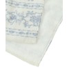 Maison de Fleur 8A44F1R0100 Women's Handkerchief, Towel, Towel, Grayish Blue,