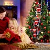 Santa Ladder Heliltd Christmas Tree Ornament Santa Claus Doll for