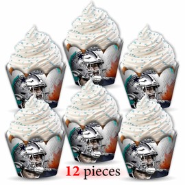 Seyal® American Football Cupcake wrapper