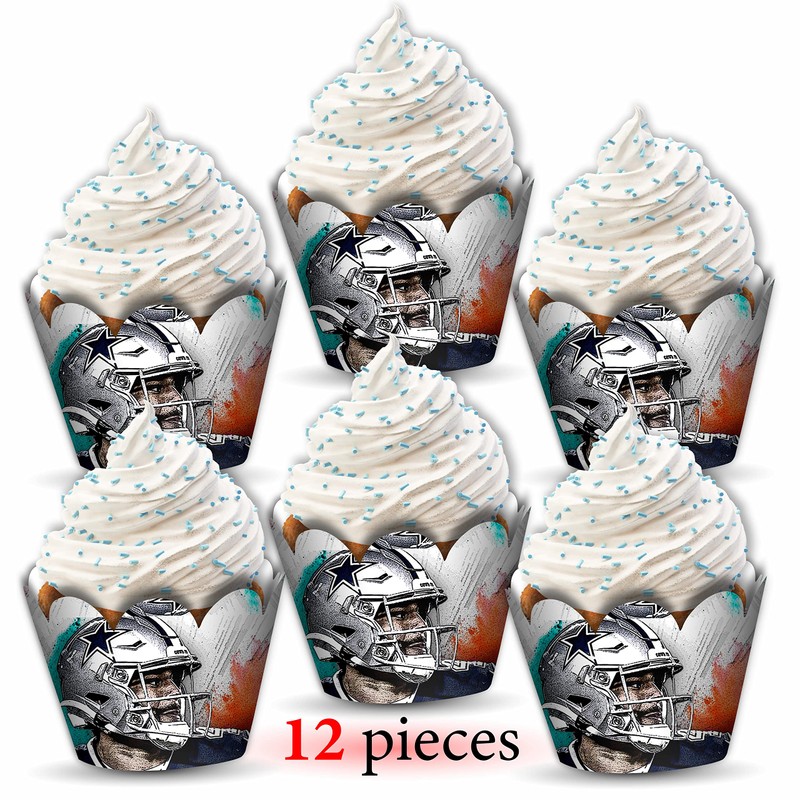 Seyal® American Football Cupcake wrapper