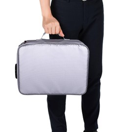 Fire Proof for Home Documents, Fireproof and Waterproof Fireproof Document Box Portable File Box with Lock or Without Lock for Important Files, Laptop (with Lock