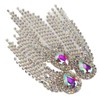 Rhinestone Tassel Shoulder Epaulet Decorative Shoulder Board Badge DIY Exquisite
