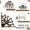 Linton Arts Octopus Cast Iron Shelf Brackets – 7.04"x7.04" Decorative