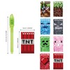 12 UV Pens and 12 Notebook, Mini Pixel Party Bags,
