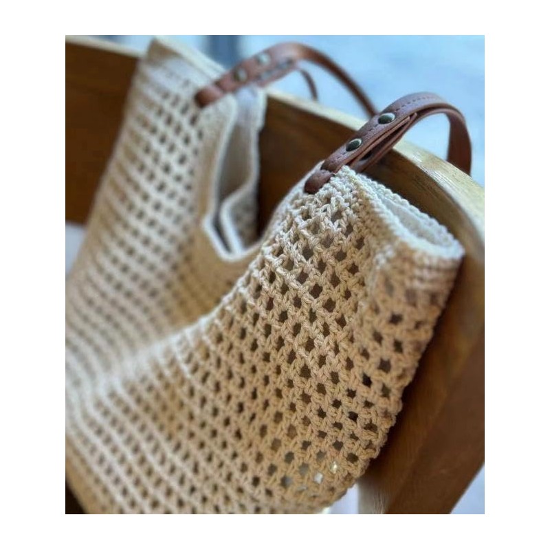 PETITCHOU Tote Bag, Tote Bag, Cargo Bag, Knit Crochet Women's