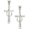 Shields of Strength Men's Fish Hook Cross Pendant Necklace Matthew