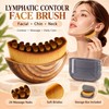 Facial Contour Brush for Face, Chin and Neck with Wool
