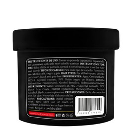MEL BROS CO. - Hair Style Black - Pomada negra para estilizar, oscurecer y matizar cabello con canas. Extra Fijación 4 oz.