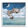 Stupell Industries Sloth Asleep in Clouds Framed Giclee Art by