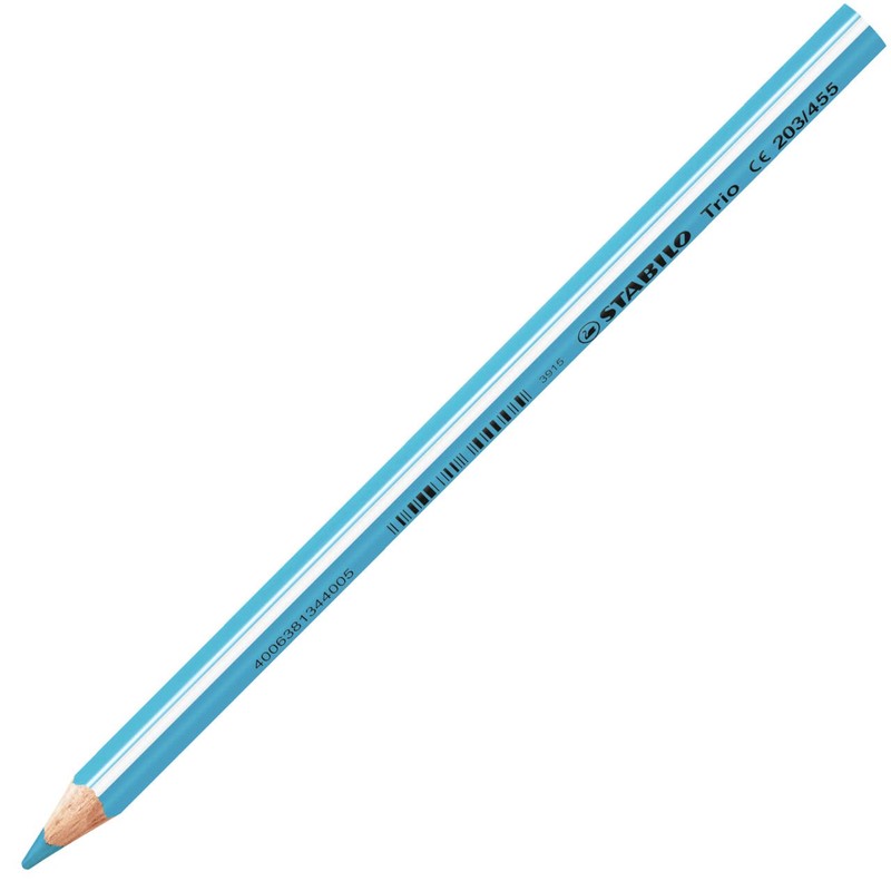 STABILO Trio Thick Triangular Colouring Pencils, Pack of 18