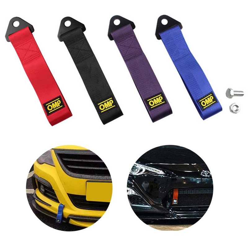 QOONESTL 8-12 MM Racing Car Trailer Sport Rope Towing Strap