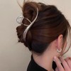 HAPVITAL Hair Claw Hair Clip, Office, Simple, Hair Accessory, Hair