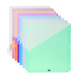 Mr. Pen- Binder Dividers with Pockets and Tabs, 1 Set, 8 Tabs/Set, Colorful, 3 Ring Binder Dividers with Tabs and Pockets on Both Sides