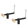 Table Clamps for Woodworking, 2 Sets Stainless Steel Brass Block