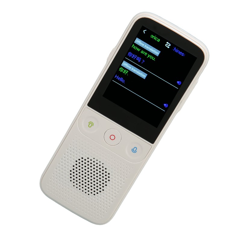 112 Languages Smart Voice Translator 2.4inch Touch Screen 1GB RAM
