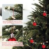200pcs Christmas Ornament Hooks, 2.4x0.5 inch C Shaped Christmas Tree