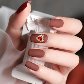 Baluue 30pcs Heart-Shaped Nail Rhinestones and Charms Manicure Decorations for Creative Nail Art for Women and Girls Themed Parties and Events