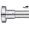 BRIOFOX Shower Curtain Rod 43-73 Inches, Rustproof and Non-Slip Spring