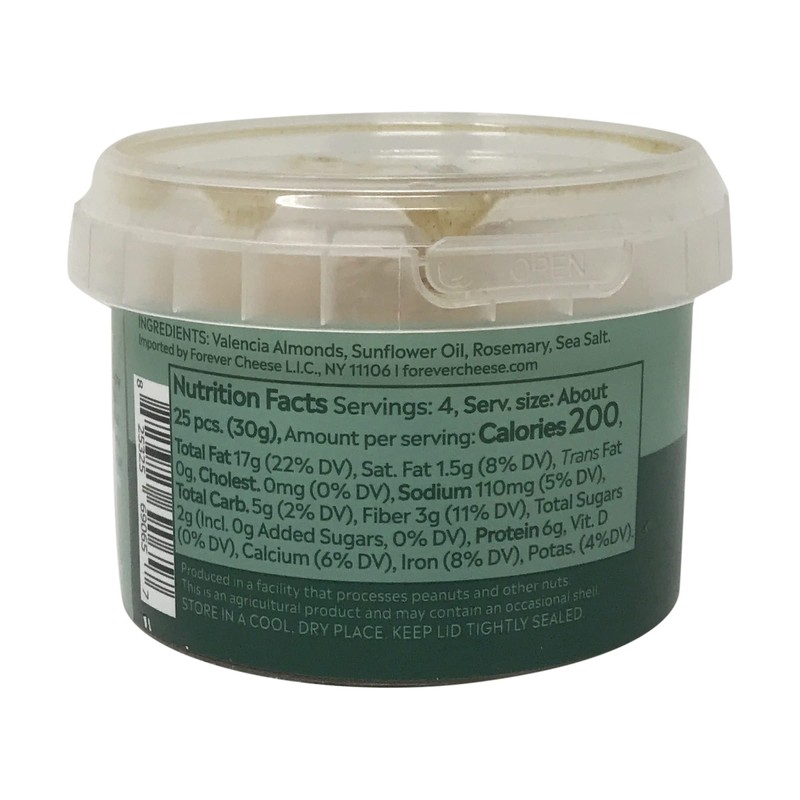 Mitica Valencia Almonds with Rosemary Prepacked, 4 OZ