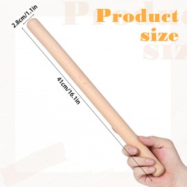 YBEATY Solid Bamboo Massage Stick Guasha Massage Roller Stick Relax Muscles Warm Therapy Tools for Body Shaping Back Legs Full Body Deeply Deep