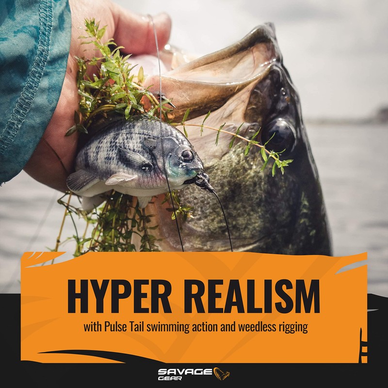 Pulse Tail Bluegill 4" LB Vivid Gill