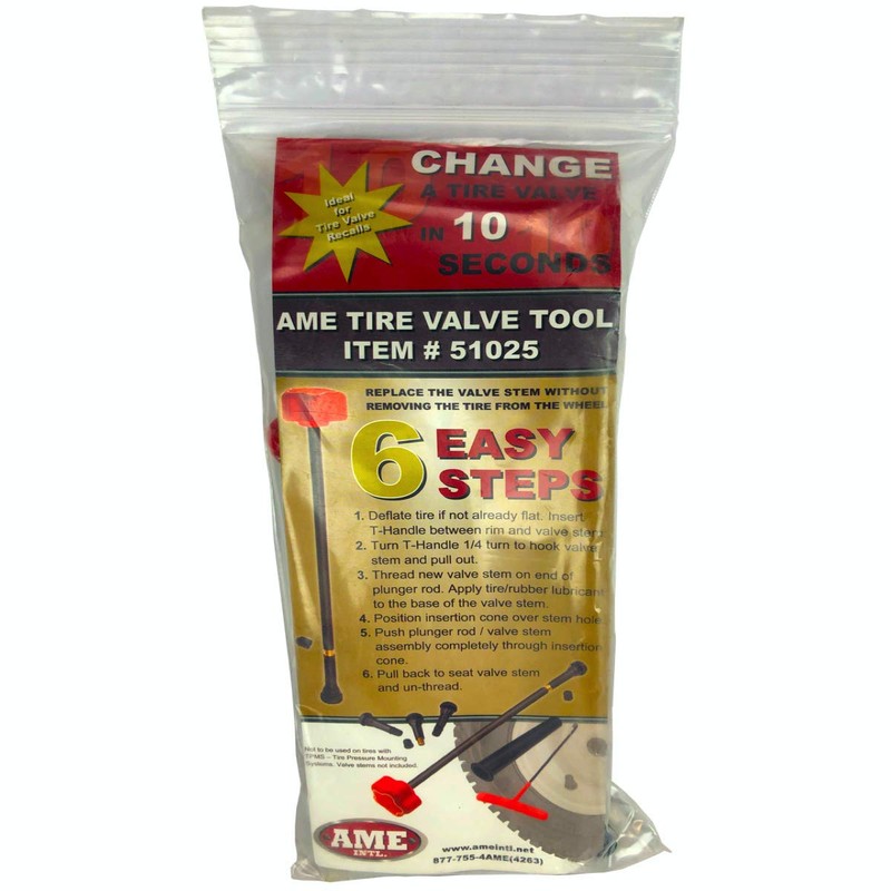 Haltec 51025 Quick Change 6 Piece Tire Valve Tool Kit