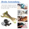 Mesee Hand Drill Conversion Rod Connecting Adapter Set, 6 mm