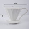 ALIES V60 Pour Over Coffee Dripper - Ceramic Slow Brewing