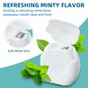 Dental Floss，Portable Micro Wax Flat Wire Floss, Effective Plaque Removal,