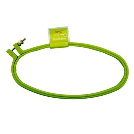 HAND EH-001 Oval Plastic Super Grip Cross Stitch Embroidery Hoop - 24 cm x 12 cm Pack of 1, Assorted Colours