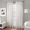 Platinum Collection Crushed Voile 108" L, 1 Sheer Rod Pocket
