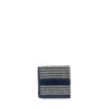 Juna Check Series Washcloth, Dark Blue/Sand, Height 12" Width: 12"