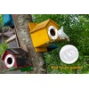 Pack of 8 Woodpecker Protectors for Nesting Boxes, 32 mm