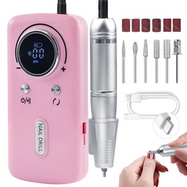 CozyZen Portable Nail Drill Professional: 45000 RPM Rechargeable Cordless Electric Nail File Kit, Portable & Low Noise