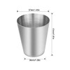 Gobesty Hip Flask Cups, Pack of 12 Stainless Steel Cups,