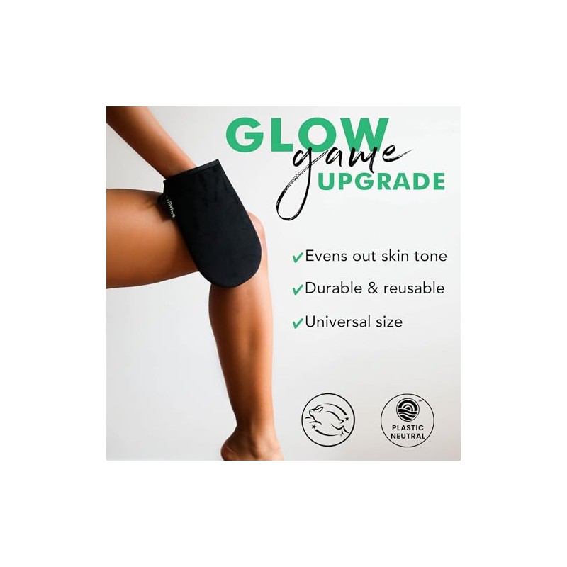 Self Tanning Mitt - Professional Bundle Kit Includes Exfoliating &