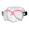 BECO Kids 4+ Diving Mask - Clear/Pink
