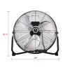 TPI Corporation CF-20 Commercial Workstation Floor Fan, 20" Diameter, 120