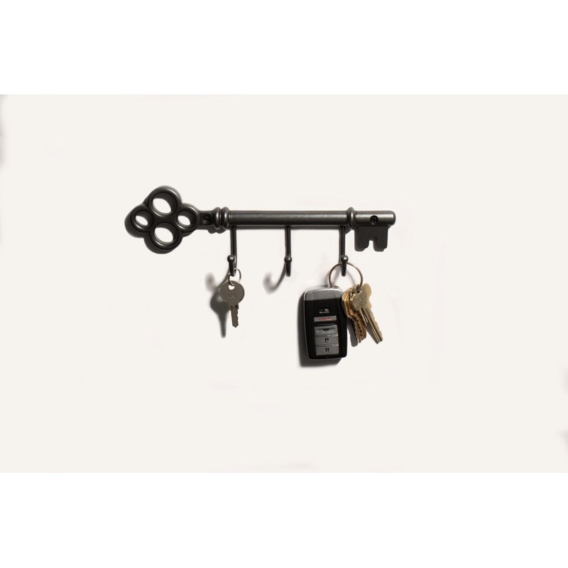 FantasHome Classic Wall Mounted Key Holder Hook Rack, Vintage Key