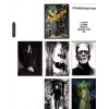 FRANKENSTEIN CUSTOM NOVELTY TRADING CARD 6 CARDS SET