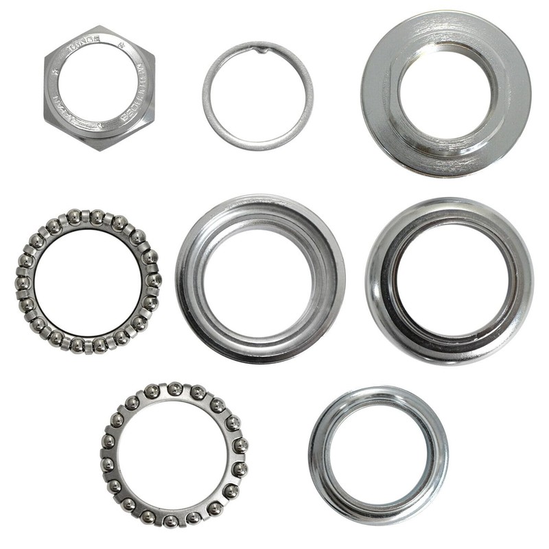 Tange MX-2 Old School BMX 1" Threaded Headset Chrome Silver,