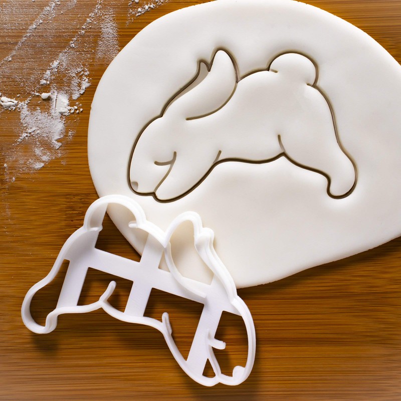 Yoga Bunny Downward Dog Cookie Cutter, 1 Piece - Bakerlogy